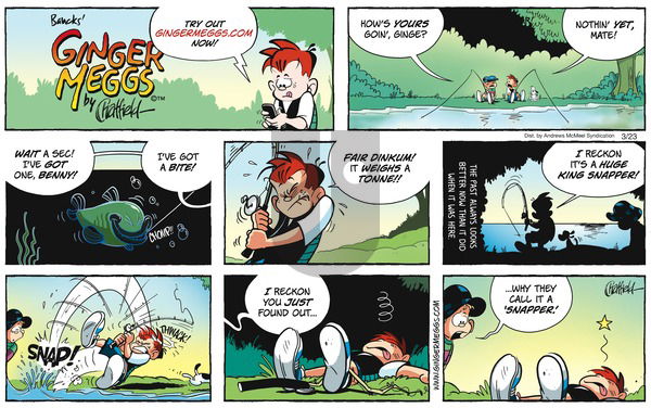 Ginger Meggs on Sunday March 23, 2025 Comic Strip