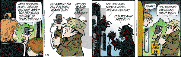 Doonesbury - Friday November 24, 2023 Comic Strip