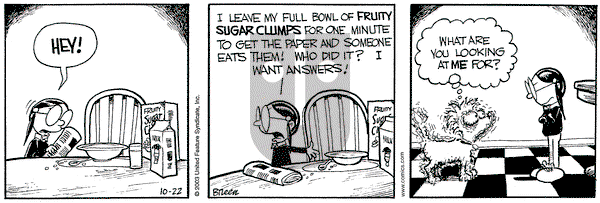 Grand Avenue on Wednesday October 22, 2003 Comic Strip