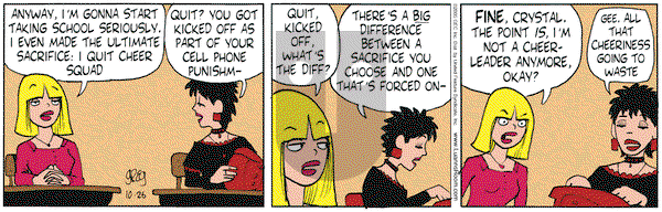 Luann on Wednesday October 26, 2005 Comic Strip