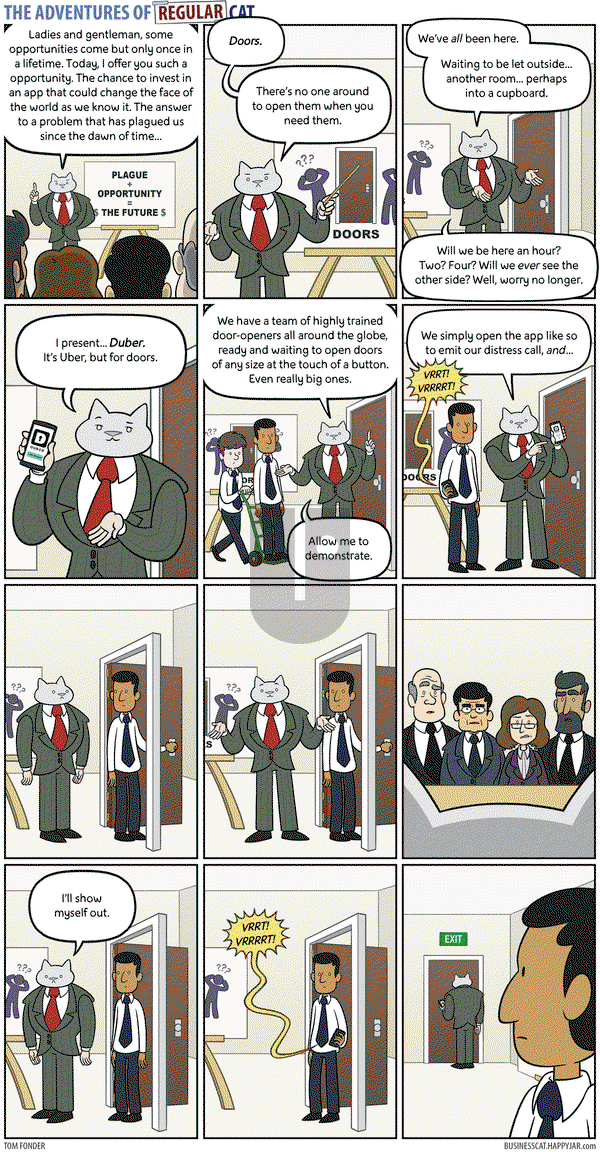The Adventures of Business Cat on Monday March 19, 2018 Comic Strip
