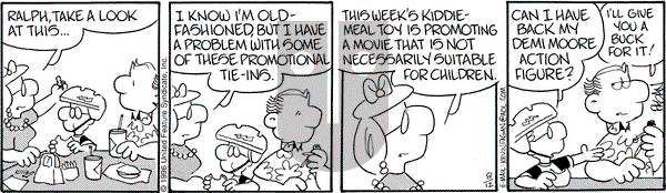 Drabble - Monday August 12, 1996 Comic Strip