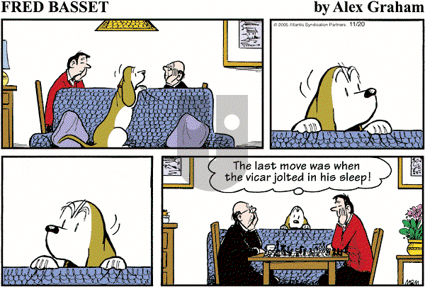 Fred Basset on Sunday November 20, 2005 Comic Strip