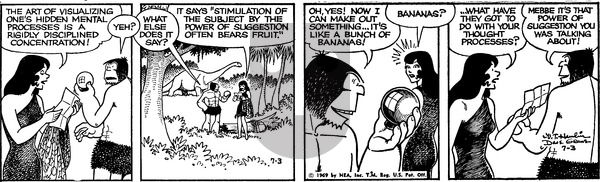 Alley Oop on Thursday July 3, 1969 Comic Strip