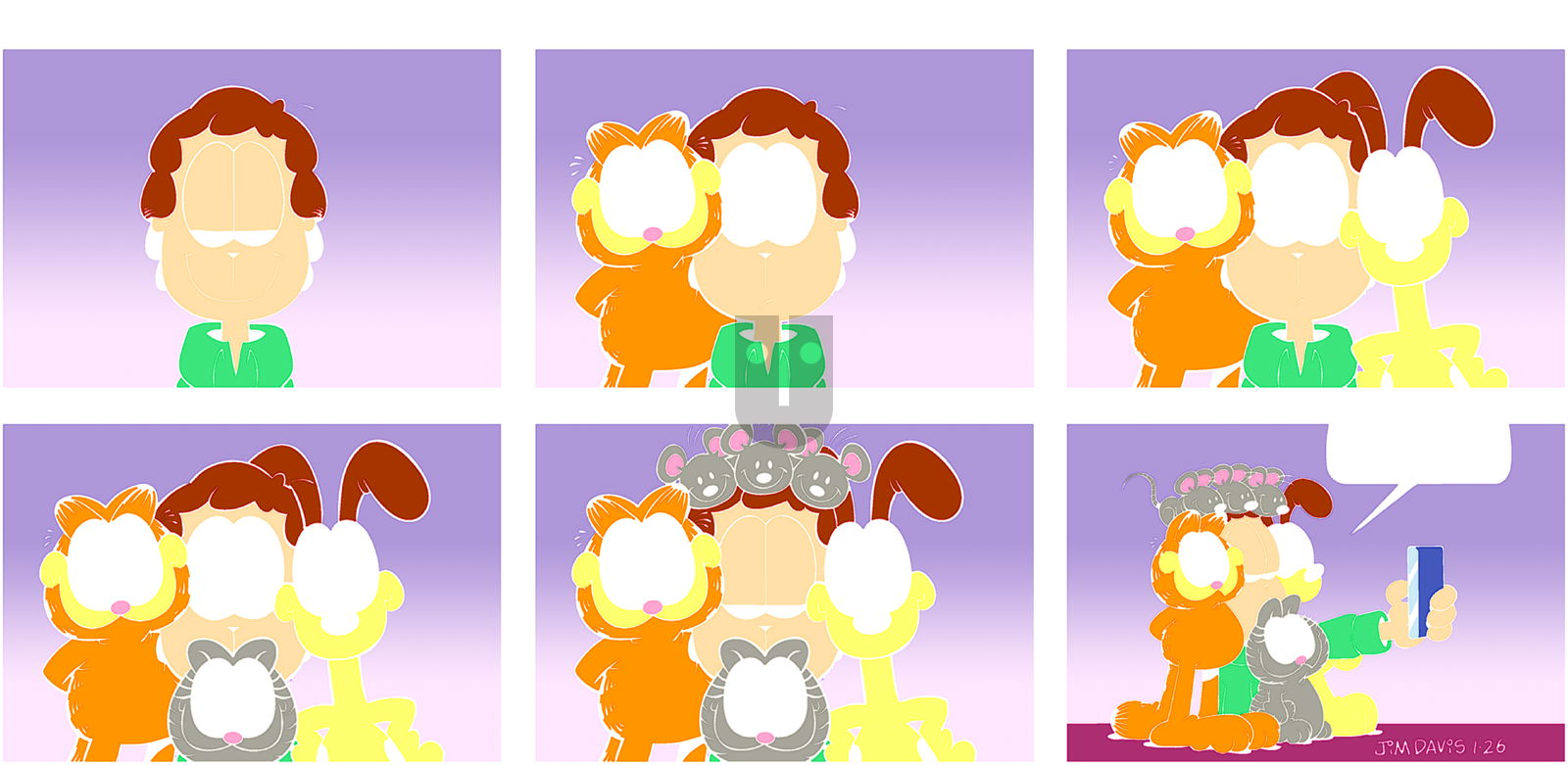 Garfield on Sunday January 26, 2014 Comic Strip