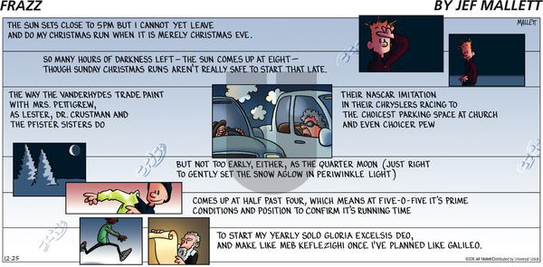 Frazz on Sunday December 25, 2016 Comic Strip