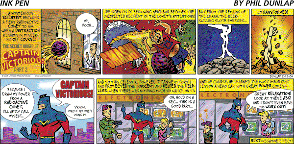 Ink Pen - Sunday February 12, 2006 Comic Strip