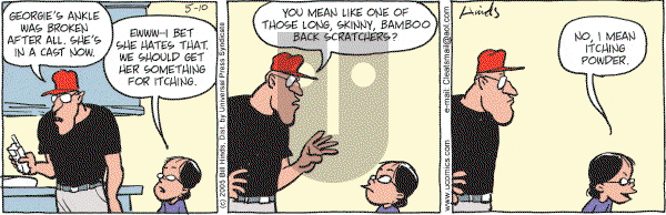 Cleats - Tuesday May 10, 2005 Comic Strip