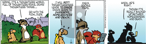 Over the Hedge on Friday January 24, 2014 Comic Strip