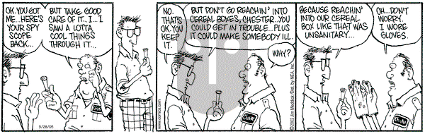 Monty on Wednesday September 28, 2005 Comic Strip