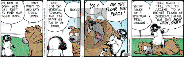 Get Fuzzy on Tuesday November 22, 2011 Comic Strip