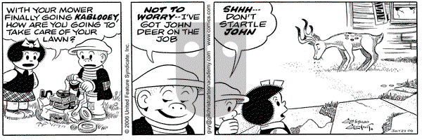 Nancy on Saturday July 29, 2006 Comic Strip