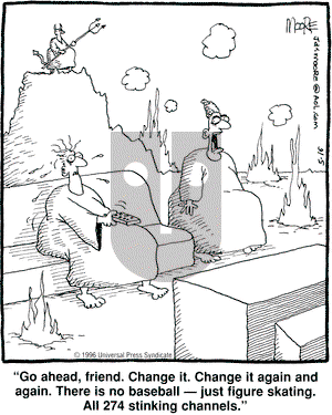 In the Bleachers on Thursday May 16, 1996 Comic Strip