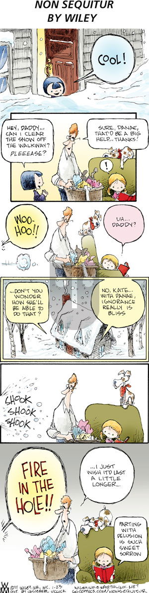 Non Sequitur on Sunday January 23, 2011 Comic Strip