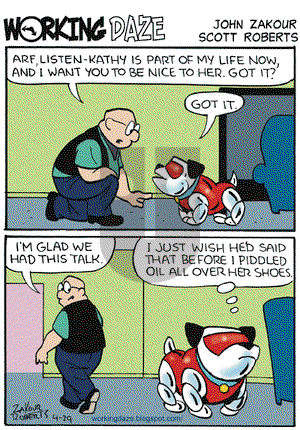 Working Daze on Wednesday April 29, 2009 Comic Strip