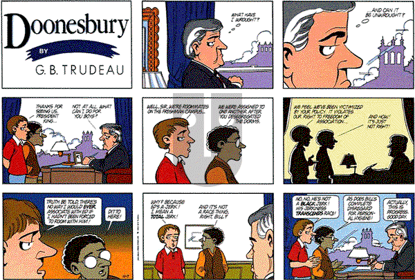 Doonesbury on Sunday November 7, 1993 Comic Strip