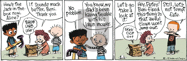 Cul de Sac on Saturday October 21, 2017 Comic Strip