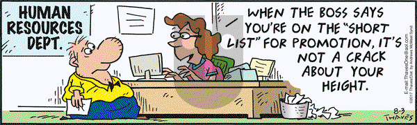 Frank and Ernest on Thursday August 3, 2017 Comic Strip