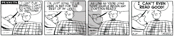 Peanuts on Friday August 17, 1956 Comic Strip