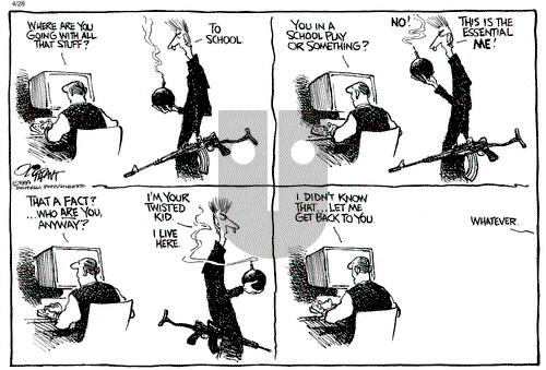 Pat Oliphant on Wednesday April 28, 1999 Comic Strip