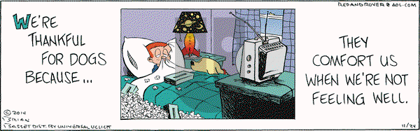 Red and Rover on Monday November 24, 2014 Comic Strip