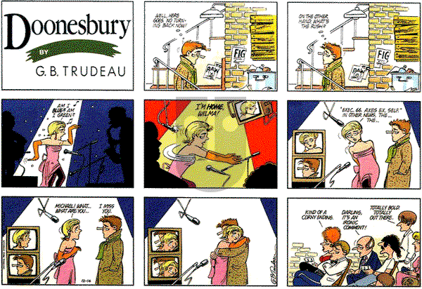Doonesbury on Sunday December 14, 1986 Comic Strip