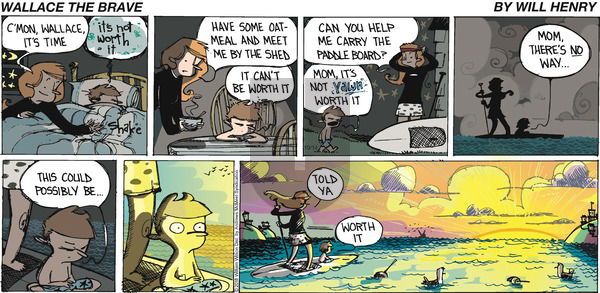 Wallace the Brave on Sunday October 14, 2018 Comic Strip