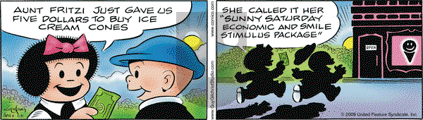 Nancy on Saturday April 11, 2009 Comic Strip