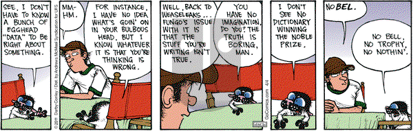 Get Fuzzy on Friday April 4, 2025 Comic Strip