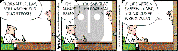 The Born Loser on Thursday April 12, 2018 Comic Strip