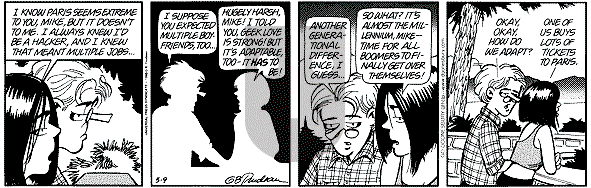 Doonesbury on Thursday May 9, 1996 Comic Strip