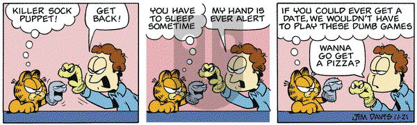 Garfield on Friday November 21, 2003 Comic Strip