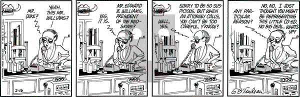 Doonesbury on Friday February 17, 1978 Comic Strip