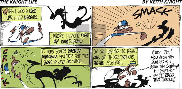 The Knight Life on Sunday February 21, 2016 Comic Strip