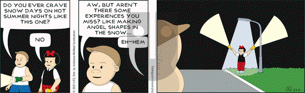 Nancy on Monday August 2, 2021 Comic Strip