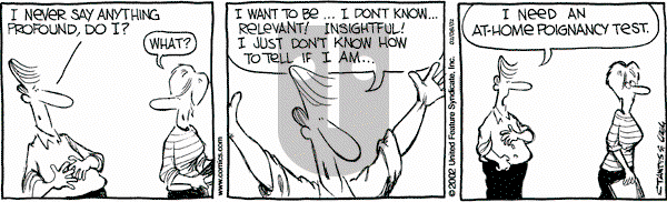 The Buckets on Friday February 8, 2002 Comic Strip