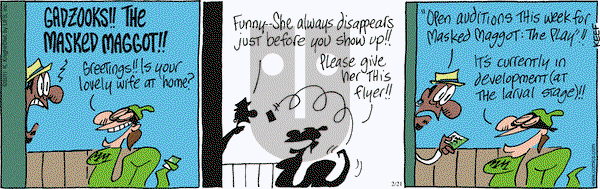 The Knight Life on Monday February 21, 2011 Comic Strip
