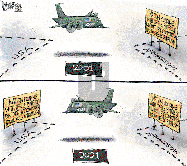 Matt Davies on Friday April 16, 2021 Comic Strip