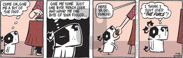 Pooch Cafe on Monday November 28, 2005 Comic Strip