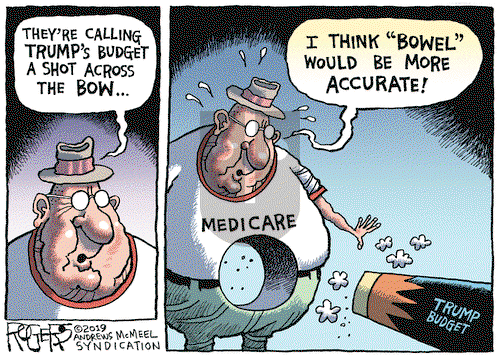 Rob Rogers on Wednesday March 13, 2019 Comic Strip
