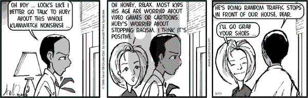 The Boondocks on Thursday December 12, 2013 Comic Strip