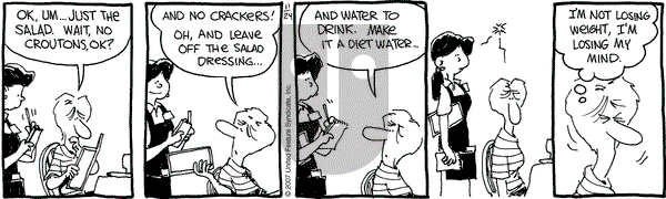 The Buckets on Saturday November 24, 2007 Comic Strip