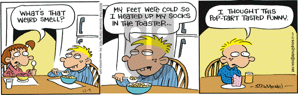 Soup to Nutz - Old on Wednesday December 9, 2009 Comic Strip