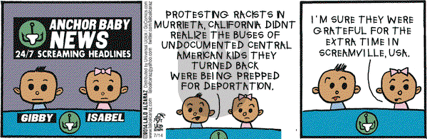 La Cucaracha on Monday July 14, 2014 Comic Strip