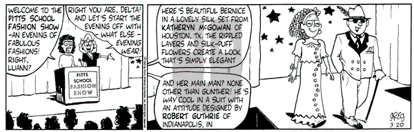 Luann on Monday March 20, 1995 Comic Strip