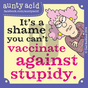 Aunty Acid on Wednesday October 12, 2016 Comic Strip