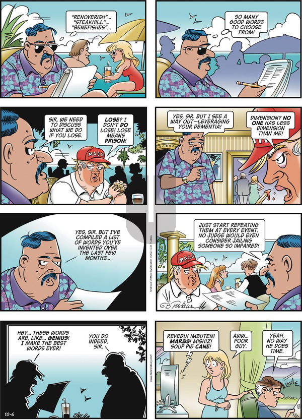 Doonesbury - Sunday October 6, 2024 Comic Strip