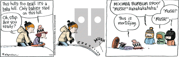 Cul de Sac on Saturday January 24, 2015 Comic Strip