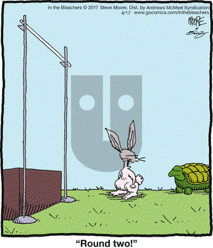 In the Bleachers on Monday April 17, 2017 Comic Strip