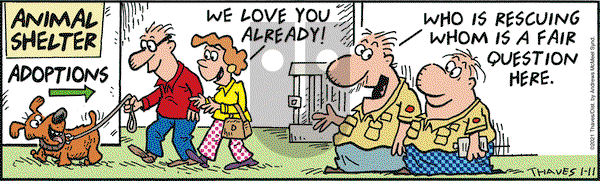Frank and Ernest on Monday January 11, 2021 Comic Strip